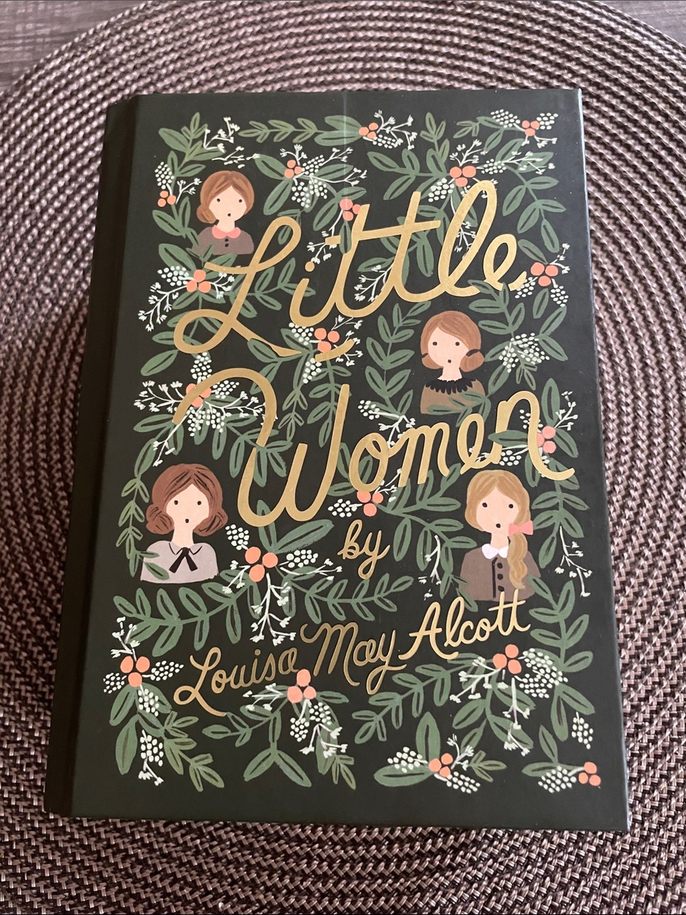 Little Women Hardcover Book - Green Floral Cover